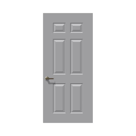 6 - Panel Embossed Hollow Metal Door