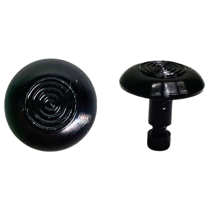 RING STAINLESS CONCENTRIC RING DOMES-BK