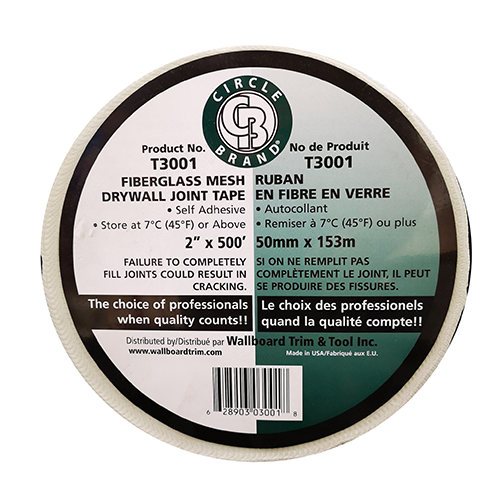 FIBERGLASS MESH TAPE 2" X 500' /ROLL