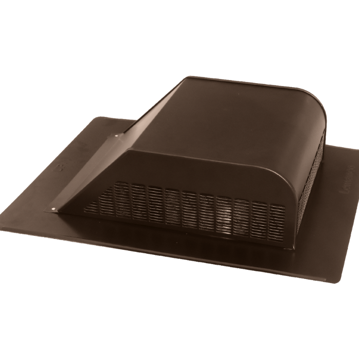 ROOF VENT SLANT BACK ALUMINUM BROWN