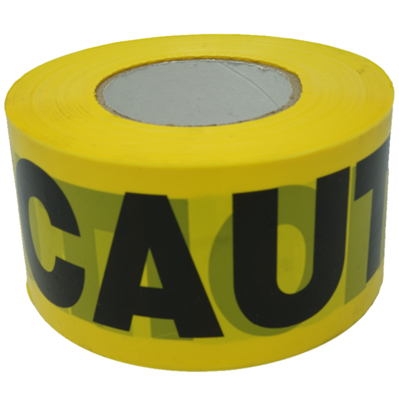 CAUTION TAPE (YELLOW) 3"X1000'/ROLL
