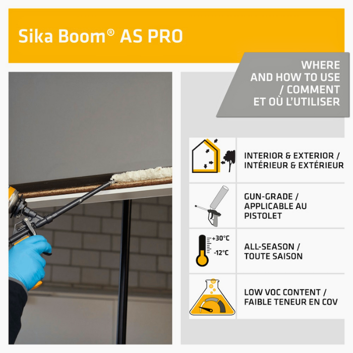 SIKABOOM AS PRO GUN FOAM DOORS/WINDOWS 850G / 30OZ