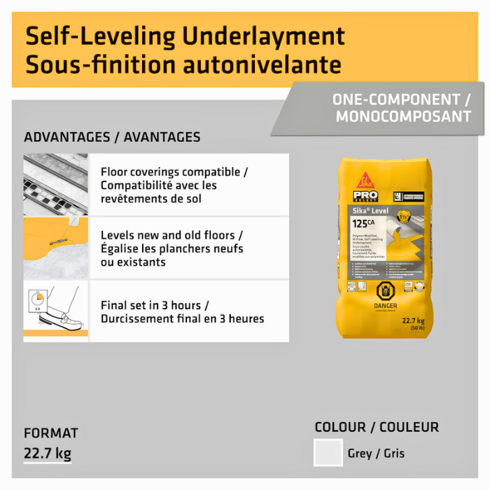 Sika Level-125CA Self-Leveling Underlayment