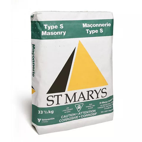 ST MARYS TYPE S MASONRY CEMENT 33.3 KG