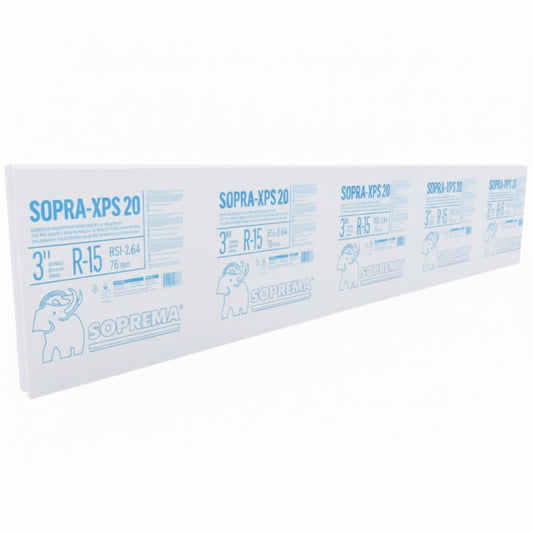 2X8X3" SOPRA-XPS20 (R15) BUTT/SQUARE