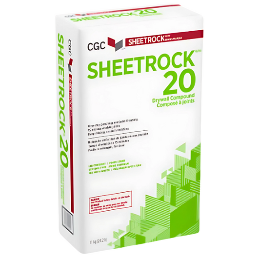 11kg Bag CGC Sheetrock 20 Drywall Compound