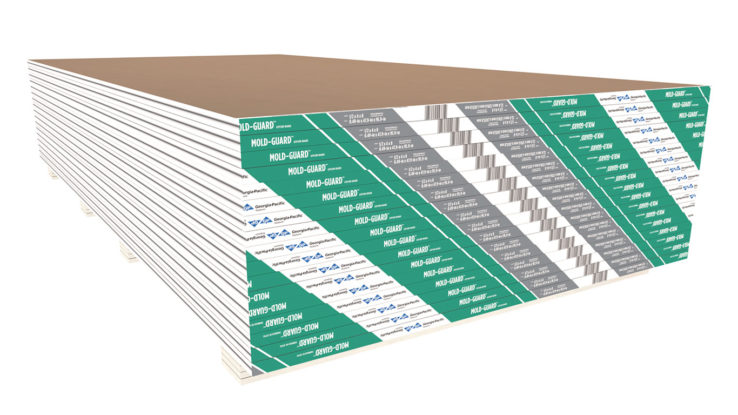 1/2X4X8 GP TOUGHROCK MOLD-GUARD 32 SF SHEET
