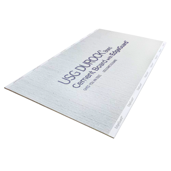 1/2X4X8 CG DUROCK CEMENT BOARD W EDGEGUARD 32SF SHEET