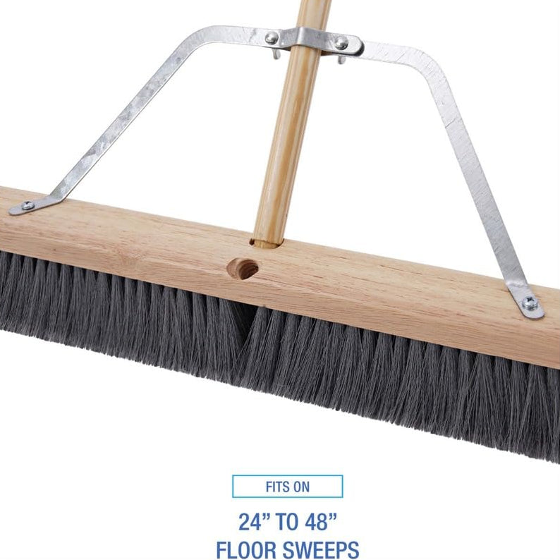 BROOM EXTENSION BRACES, FOR BROOMS 24" - 48"