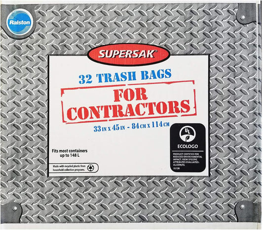 RALSTON CONTRACTOR BAG 33X45 32/PACK