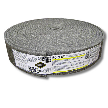 Concrete Expansion Joint 4" x 50' – Crack Control & Flexibility by Sakrete