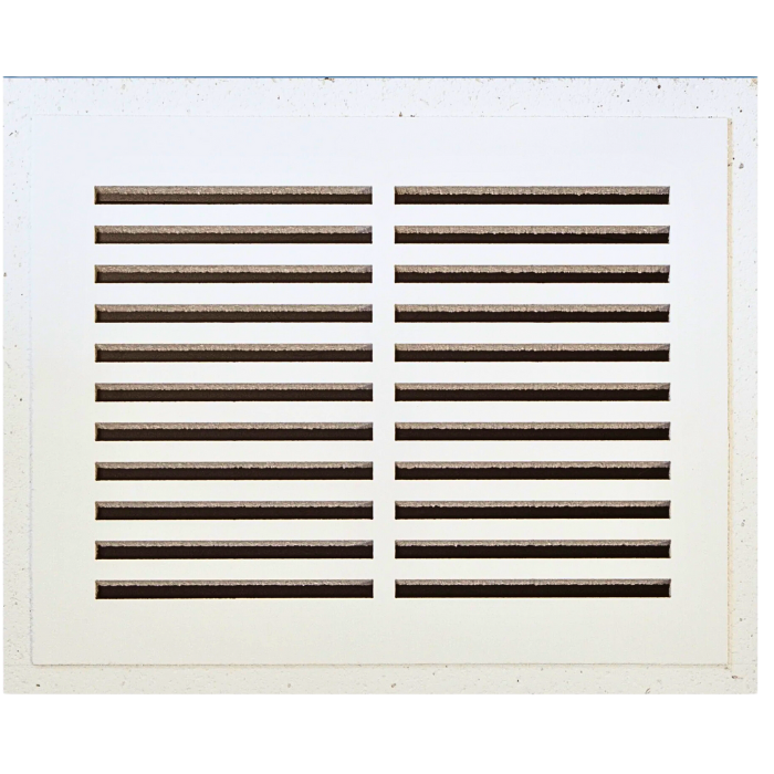 ENVISIVENT PERMANENT MUD-IN FLUSH MOUNTED AIR RETURN VENT - 14" X 8" DUCT