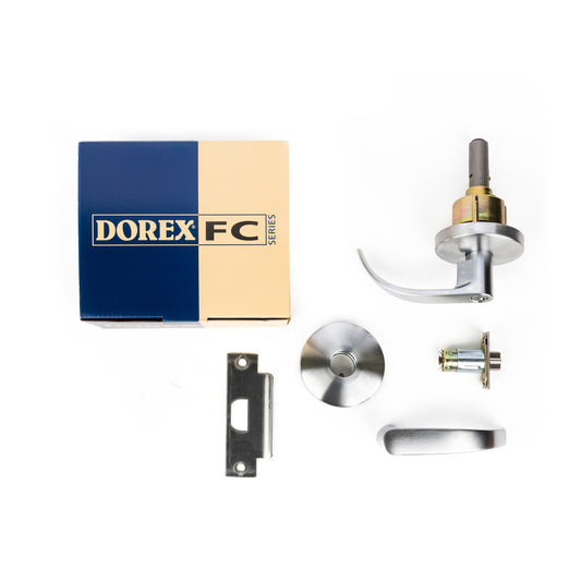 DOREX CURVED RETURN LEVER LOCKSET