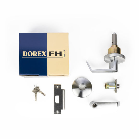 DOREX STANDARD RETURN LEVER LOCKSET, STORE ROOM, C26D/652