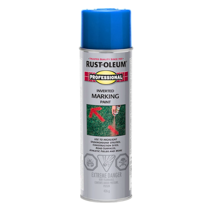 INVERTED SPRAY PAINT BLUE