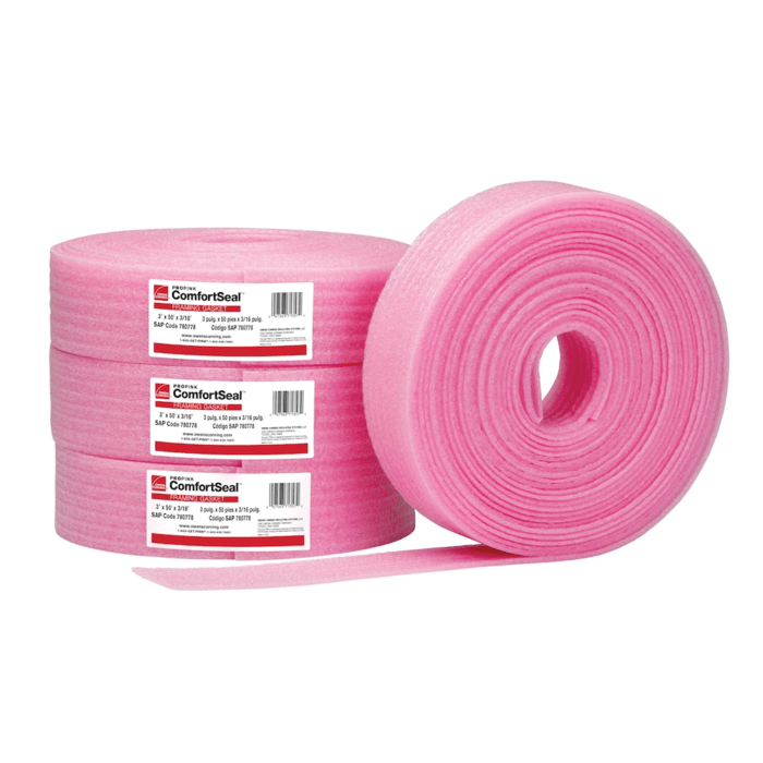 3/16X5 1/2X82' PROPINK COMFORTSEAL SILL GASKET