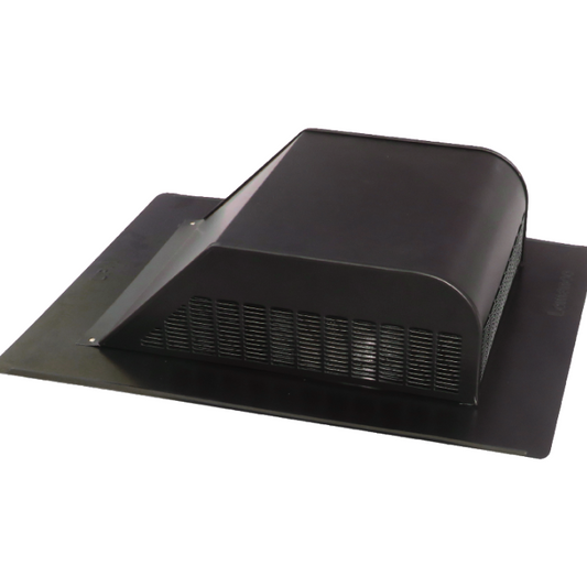 ROOF VENT SLANT BACK ALUMINUM BLACK