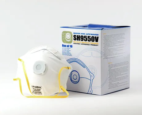 SH9550V - CIRCLE BRAND N95 NIOSH RESPIRATOR W/VALVE (10MASKS/BOX)