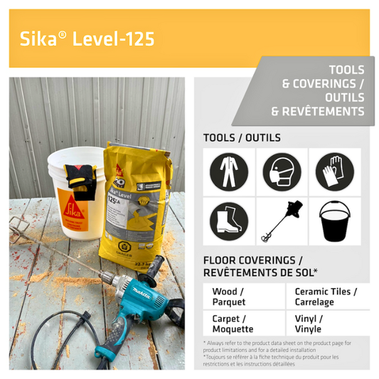 Sika Level-125CA Self-Leveling Underlayment