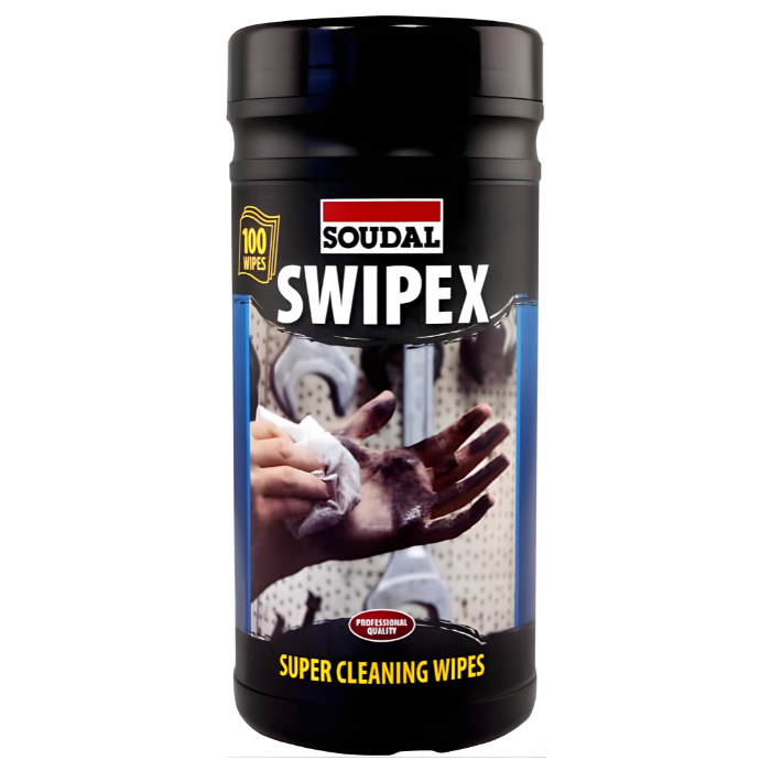 Soudal Swipex Solvent Cleaning Wipes 100 Count