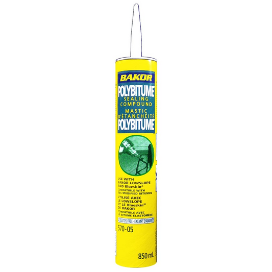 BAKOR POLYBITUME SEALING COMPOUND 850 ML CARTRIDGE