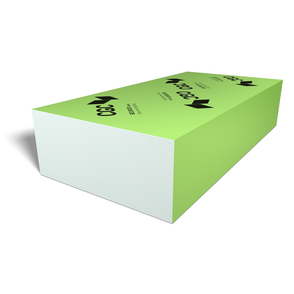 1/2X4X8 CG SECUROCK ULTRALIGHT GLASS-MAT SHEATHING SQUARE EDGE 32SF SHEET