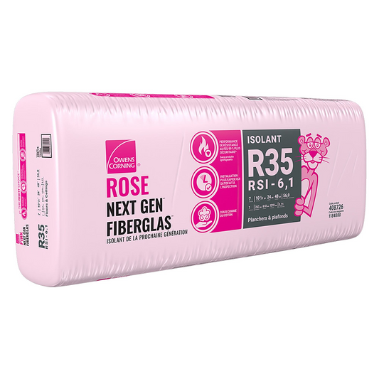 R35 10 1/2X16X48 ECOTOUCH PINK WOOD STUD OC 37.3 SF BAG