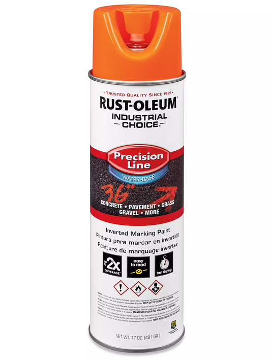 INVERTED SPRAY PAINT ORANGE