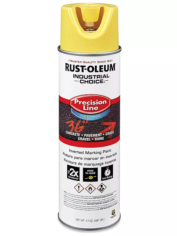 INVERTED SPRAY PAINT YELLOW