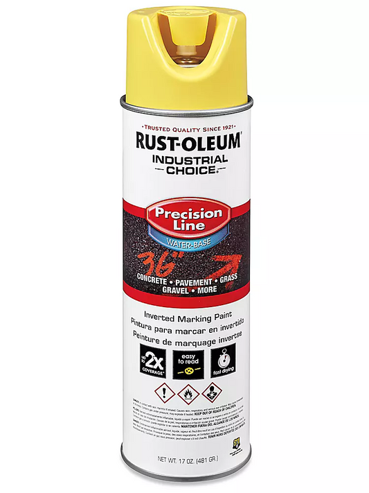 INVERTED SPRAY PAINT YELLOW
