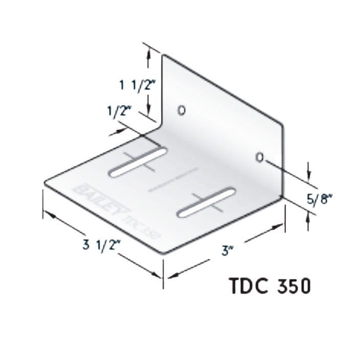 TOP DEFLECTION CLIP 3 1/2 25CLIPS/BOX
